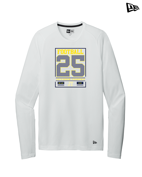 Jefferson Township HS Football Last Ride 25 - New Era Performance Long Sleeve