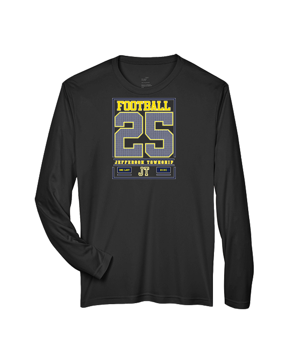 Jefferson Township HS Football Last Ride 25 - Performance Longsleeve
