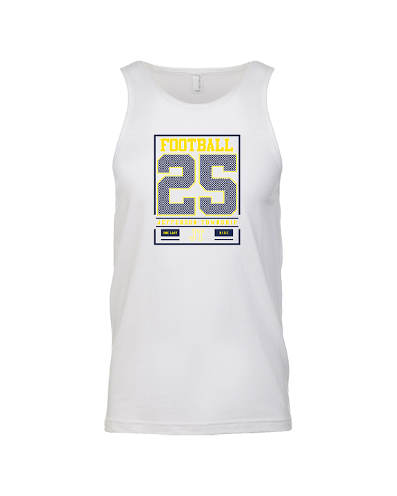 Jefferson Township HS Football Last Ride 25 - Tank Top