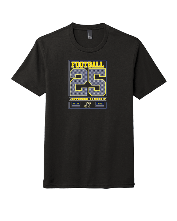 Jefferson Township HS Football Last Ride 25 - Tri-Blend Shirt