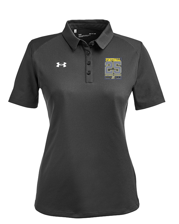 Jefferson Township HS Football Last Ride 25 - Under Armour Ladies Tech Polo