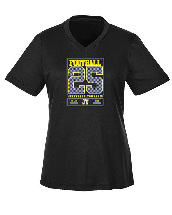 Jefferson Township HS Football Last Ride 25 - Womens Performance Shirt
