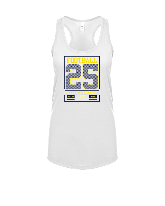 Jefferson Township HS Football Last Ride 25 - Womens Tank Top
