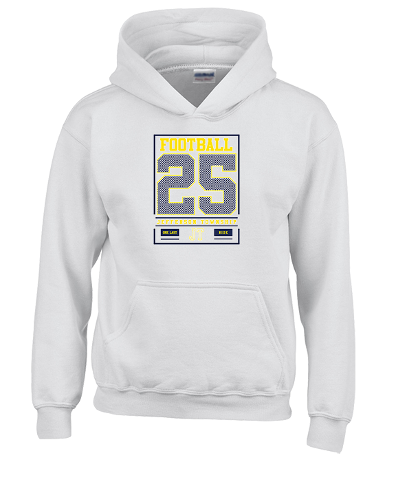 Jefferson Township HS Football Last Ride 25 - Youth Hoodie
