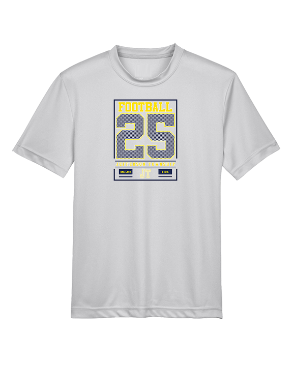 Jefferson Township HS Football Last Ride 25 - Youth Performance Shirt