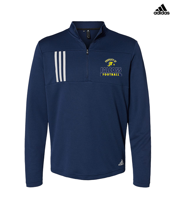 Jefferson Township HS Football Property - Mens Adidas Quarter Zip