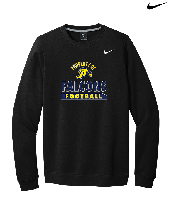 Jefferson Township HS Football Property - Mens Nike Crewneck