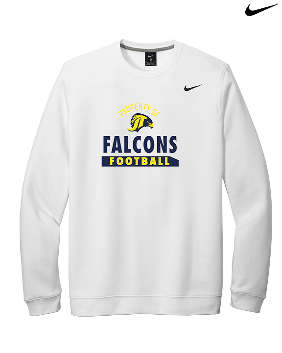 Jefferson Township HS Football Property - Mens Nike Crewneck