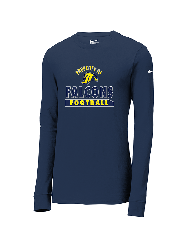 Jefferson Township HS Football Property - Mens Nike Longsleeve