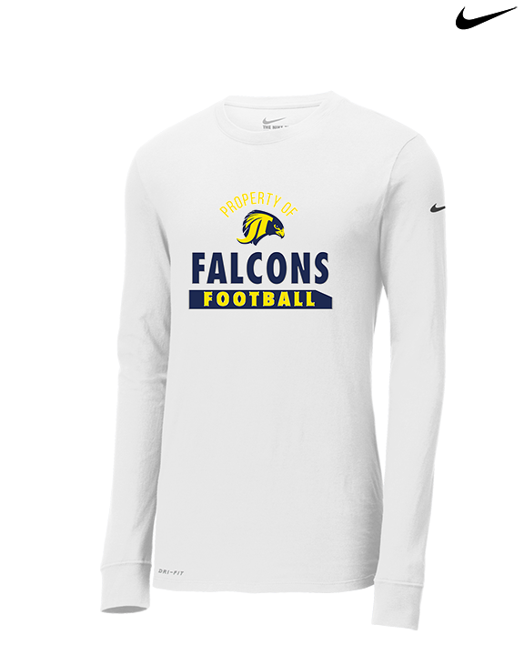 Jefferson Township HS Football Property - Mens Nike Longsleeve