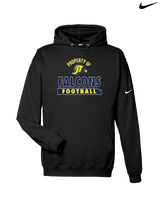 Jefferson Township HS Football Property - Nike Club Fleece Hoodie