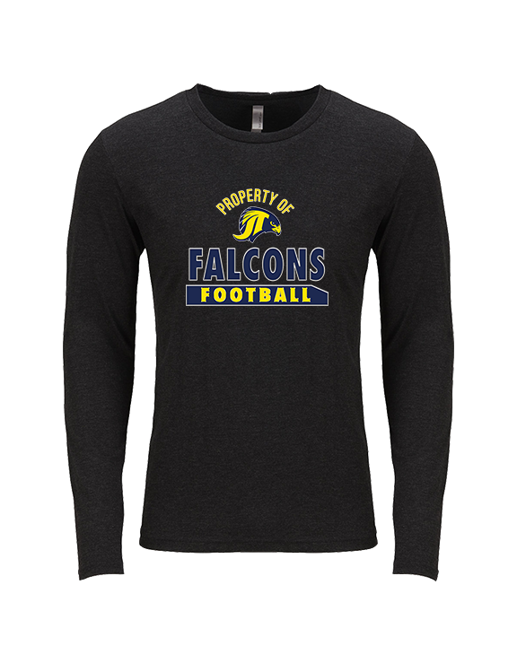 Jefferson Township HS Football Property - Tri-Blend Long Sleeve