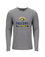 Jefferson Township HS Football Property - Tri-Blend Long Sleeve