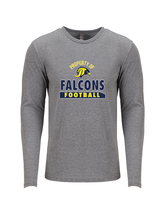 Jefferson Township HS Football Property - Tri-Blend Long Sleeve