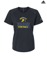 Jefferson Township HS Football Property - Womens Adidas Performance Shirt
