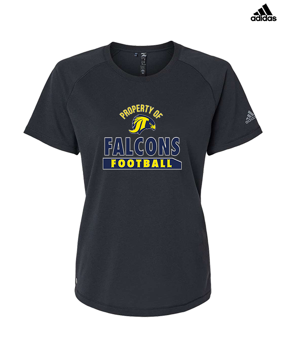 Jefferson Township HS Football Property - Womens Adidas Performance Shirt