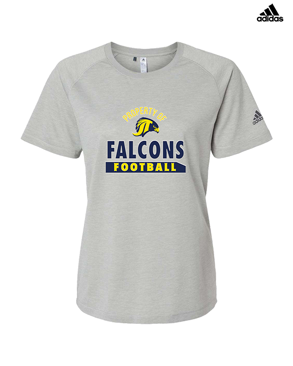 Jefferson Township HS Football Property - Womens Adidas Performance Shirt