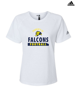 Jefferson Township HS Football Property - Womens Adidas Performance Shirt