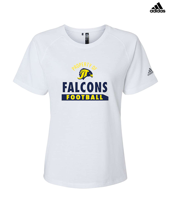Jefferson Township HS Football Property - Womens Adidas Performance Shirt