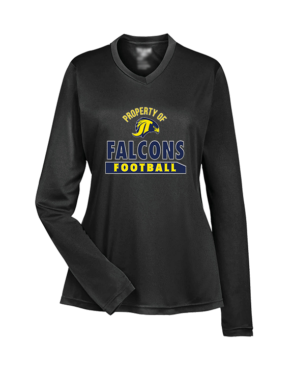Jefferson Township HS Football Property - Womens Performance Longsleeve