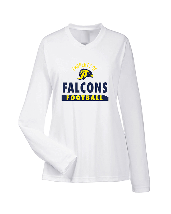 Jefferson Township HS Football Property - Womens Performance Longsleeve