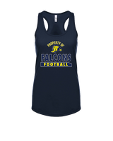 Jefferson Township HS Football Property - Womens Tank Top
