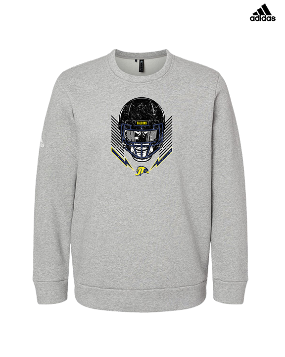 Jefferson Township HS Football Skull Crusher - Mens Adidas Crewneck