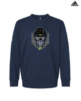 Jefferson Township HS Football Skull Crusher - Mens Adidas Crewneck
