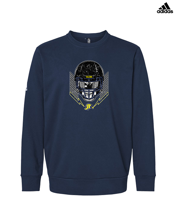 Jefferson Township HS Football Skull Crusher - Mens Adidas Crewneck