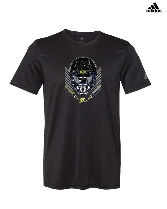 Jefferson Township HS Football Skull Crusher - Mens Adidas Performance Shirt