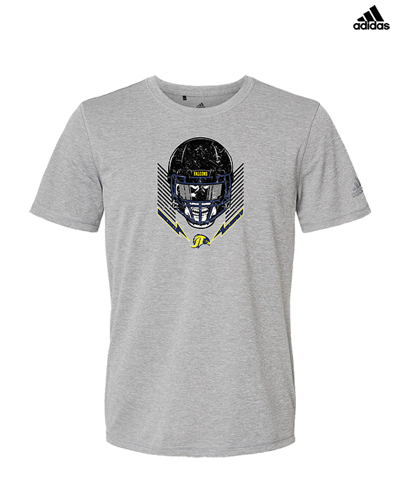 Jefferson Township HS Football Skull Crusher - Mens Adidas Performance Shirt
