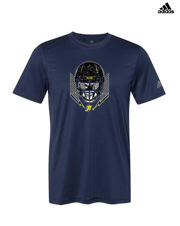 Jefferson Township HS Football Skull Crusher - Mens Adidas Performance Shirt