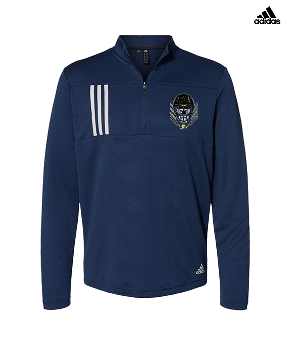 Jefferson Township HS Football Skull Crusher - Mens Adidas Quarter Zip