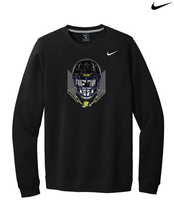 Jefferson Township HS Football Skull Crusher - Mens Nike Crewneck