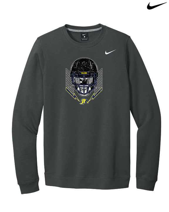 Jefferson Township HS Football Skull Crusher - Mens Nike Crewneck