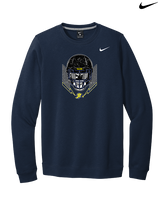 Jefferson Township HS Football Skull Crusher - Mens Nike Crewneck