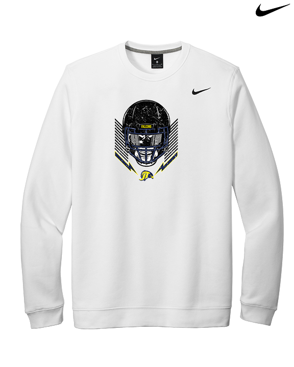 Jefferson Township HS Football Skull Crusher - Mens Nike Crewneck