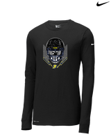 Jefferson Township HS Football Skull Crusher - Mens Nike Longsleeve