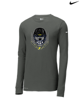Jefferson Township HS Football Skull Crusher - Mens Nike Longsleeve