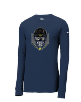 Jefferson Township HS Football Skull Crusher - Mens Nike Longsleeve