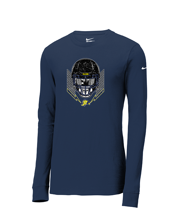 Jefferson Township HS Football Skull Crusher - Mens Nike Longsleeve