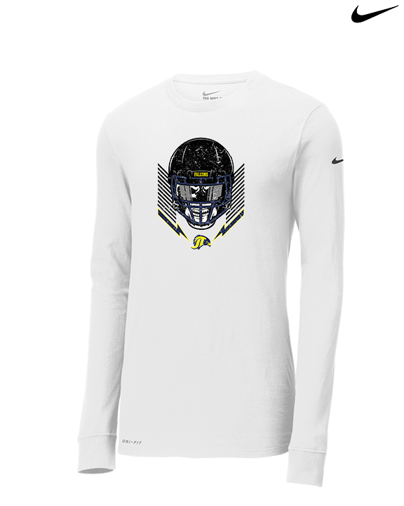Jefferson Township HS Football Skull Crusher - Mens Nike Longsleeve