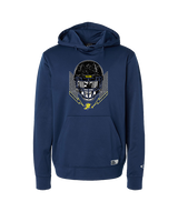 Jefferson Township HS Football Skull Crusher - Oakley Performance Hoodie