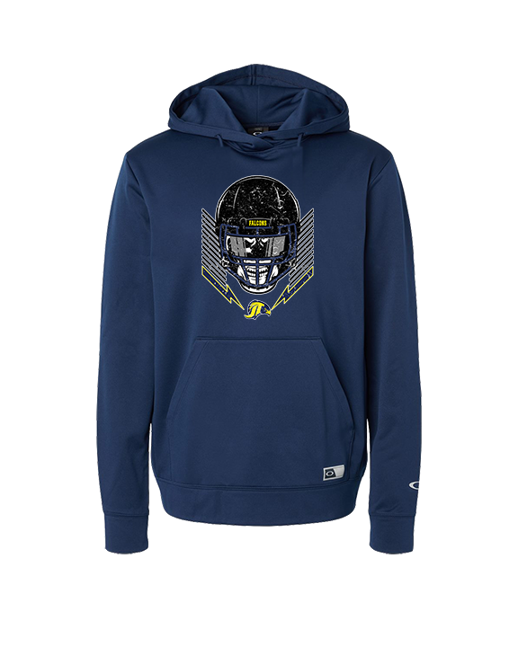 Jefferson Township HS Football Skull Crusher - Oakley Performance Hoodie
