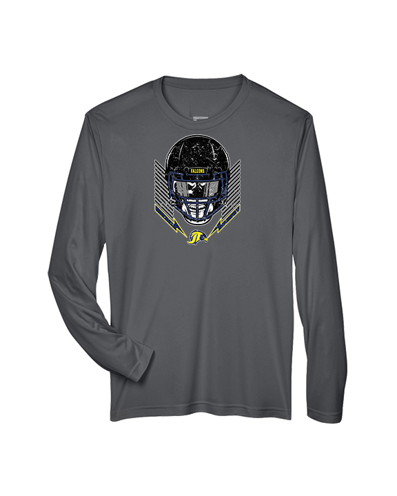 Jefferson Township HS Football Skull Crusher - Performance Longsleeve