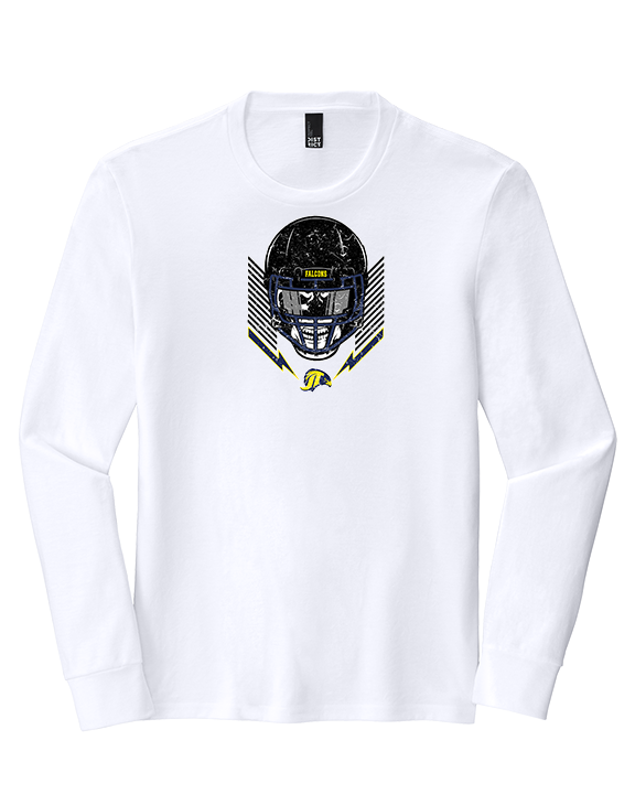 Jefferson Township HS Football Skull Crusher - Tri-Blend Long Sleeve