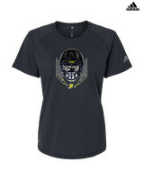 Jefferson Township HS Football Skull Crusher - Womens Adidas Performance Shirt