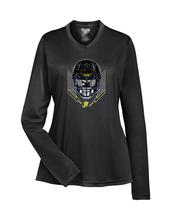 Jefferson Township HS Football Skull Crusher - Womens Performance Longsleeve