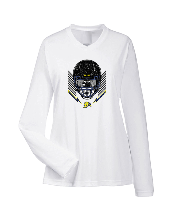 Jefferson Township HS Football Skull Crusher - Womens Performance Longsleeve