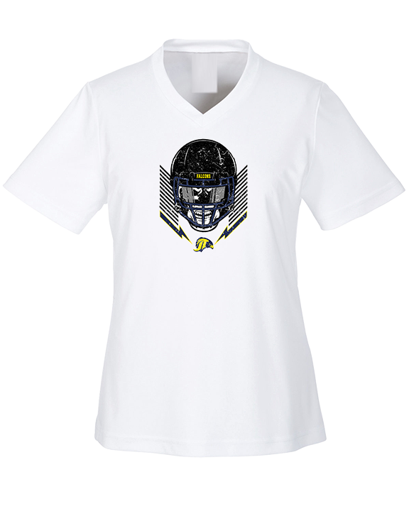 Jefferson Township HS Football Skull Crusher - Womens Performance Shirt